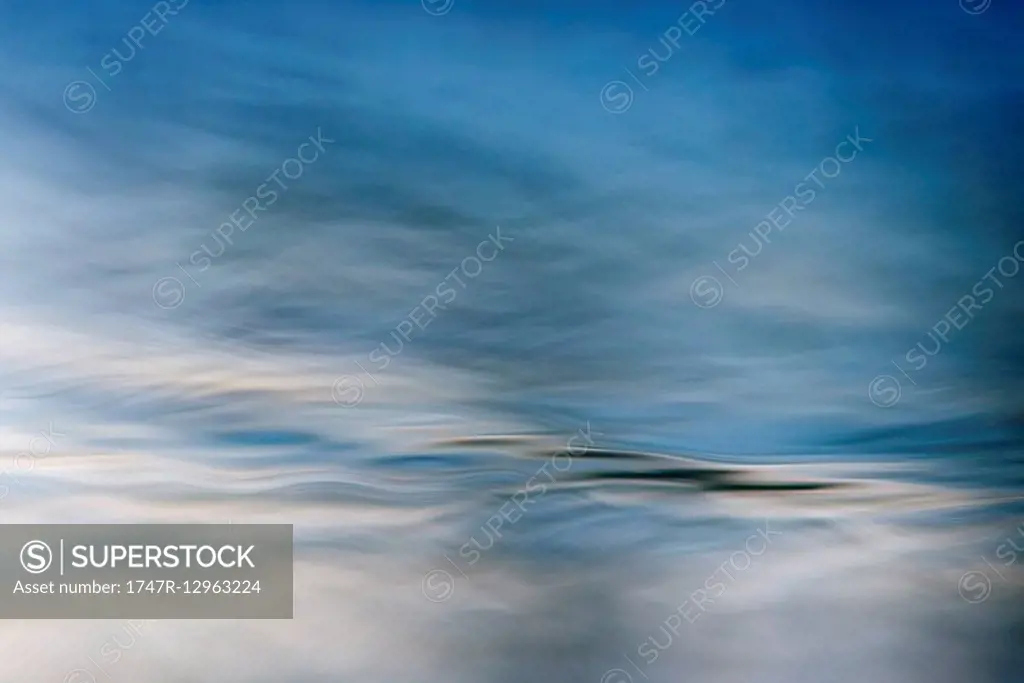 Rippled water surface