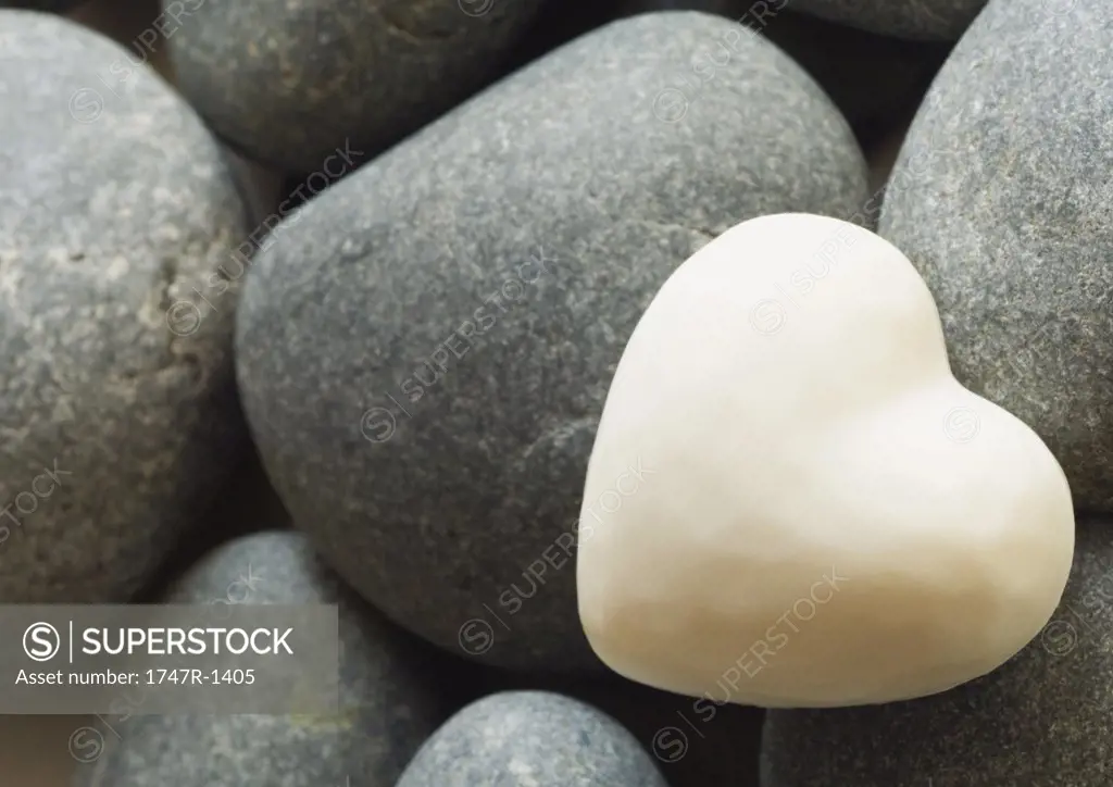 Heart shape on stones