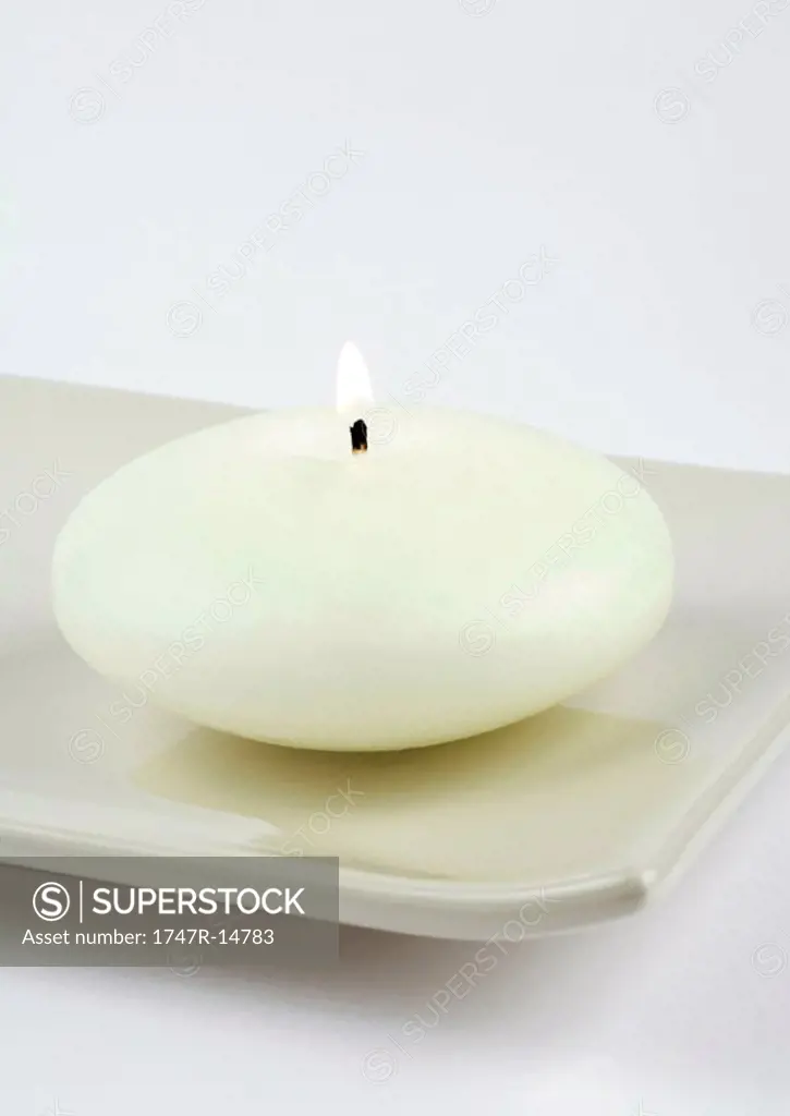 Candle, lit