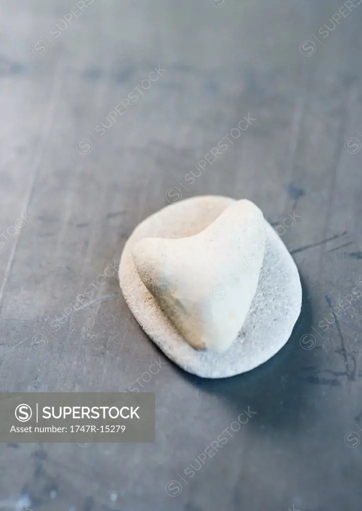 Heart shaped stone and round pebble