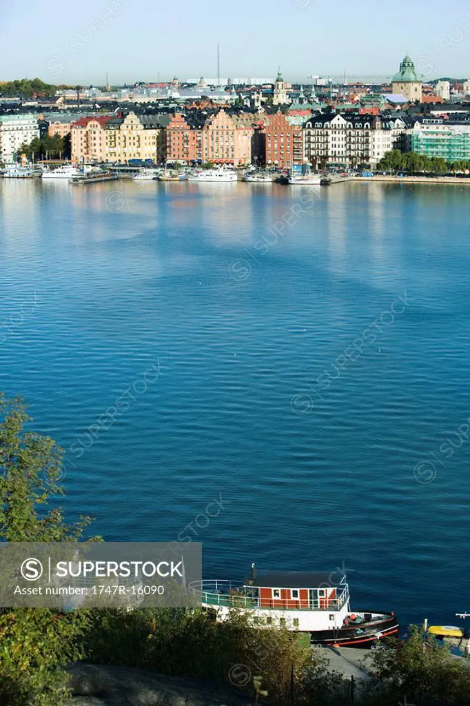 Sweden, Sodermanland, Stockholm, view of waterfront