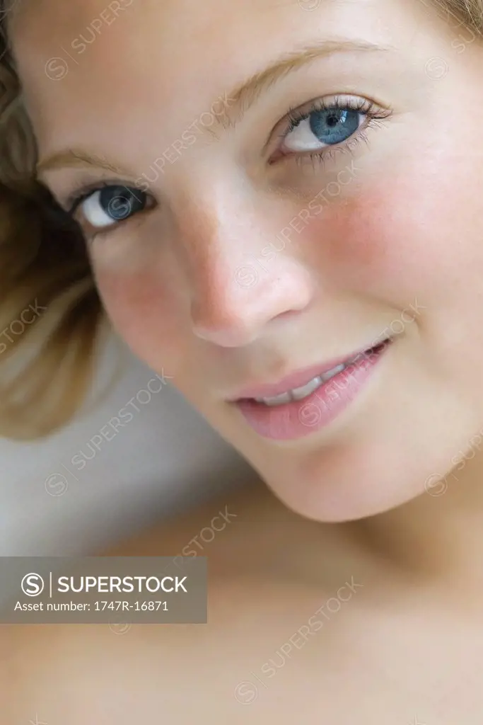 Young woman relaxing, portrait