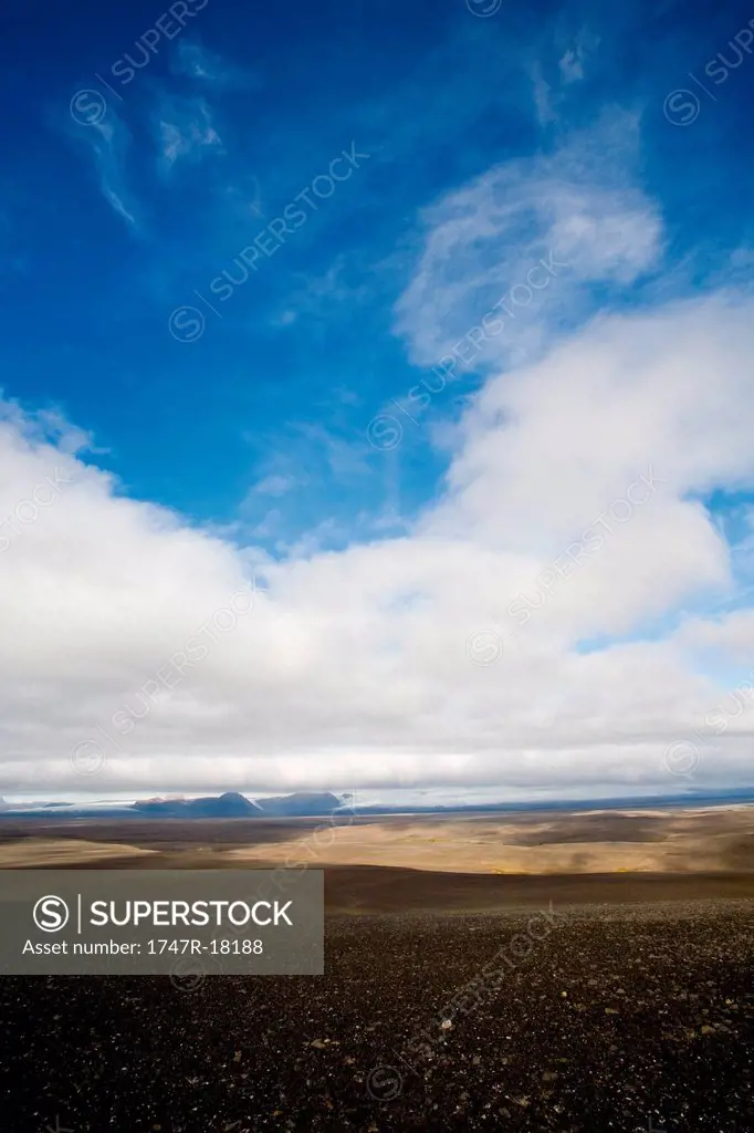 Barren landscape, Sprengisandur region, Iceland