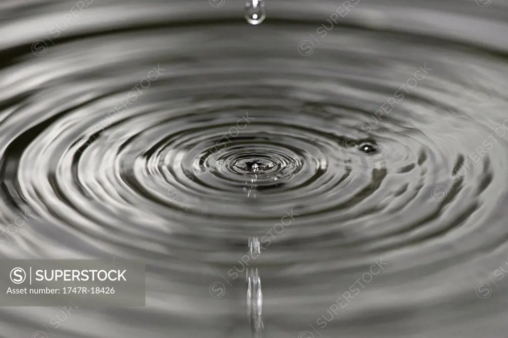 Rippled surface of water, close_up