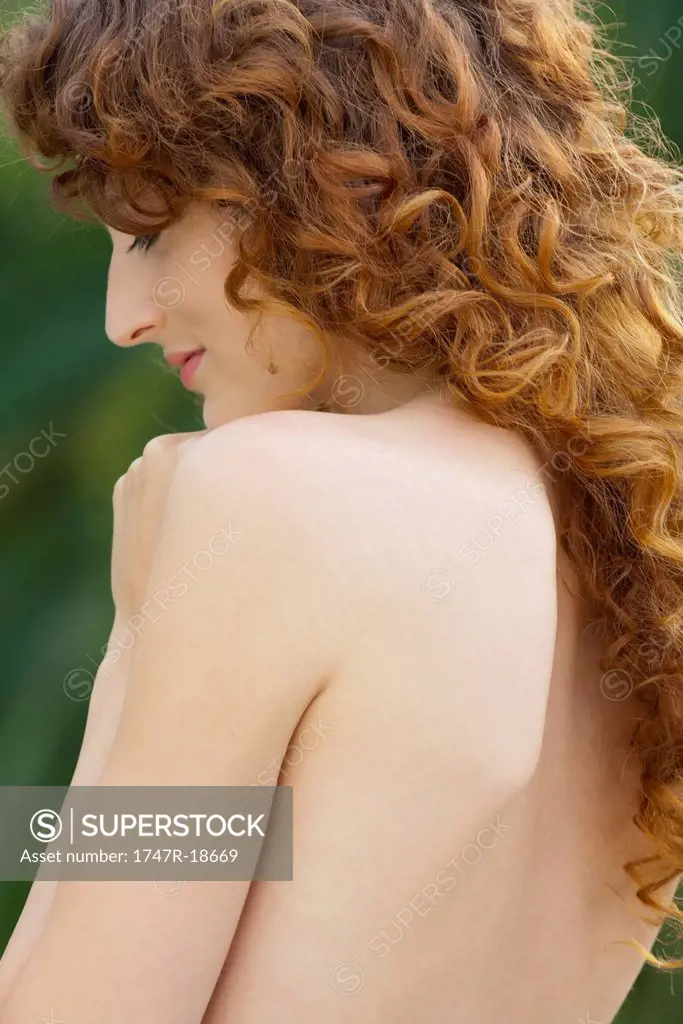 Nude young woman