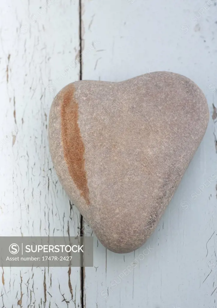 Heart-shaped stone