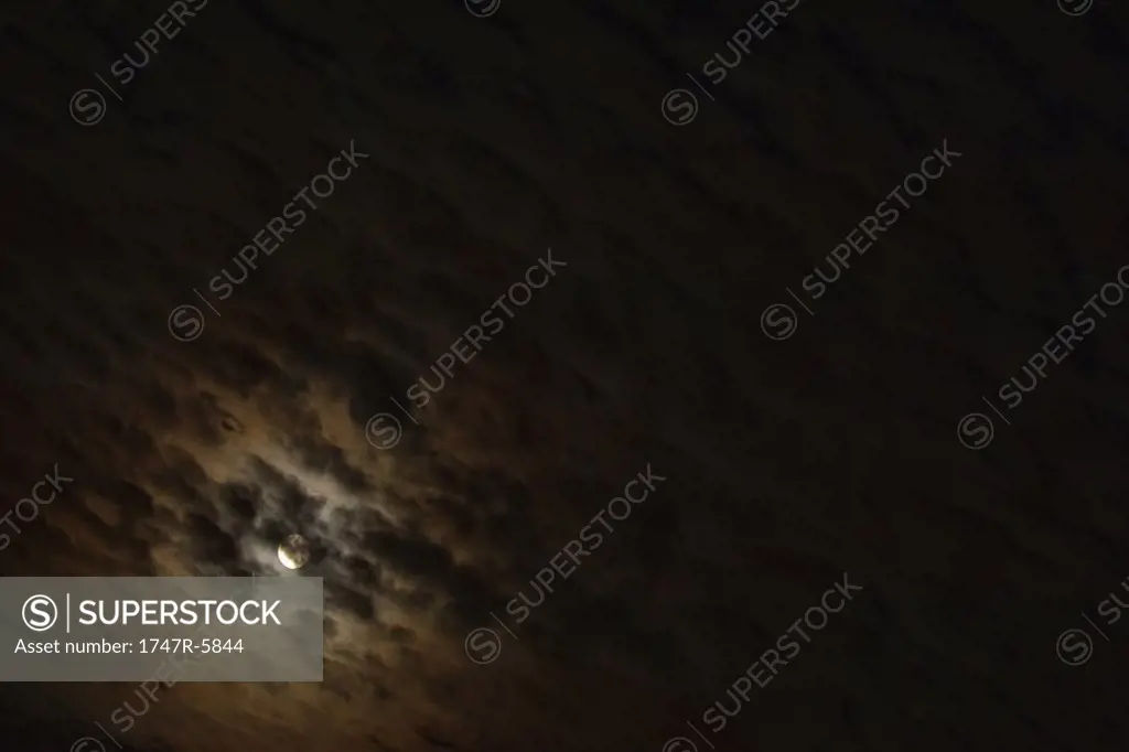 Moon and cloudscape