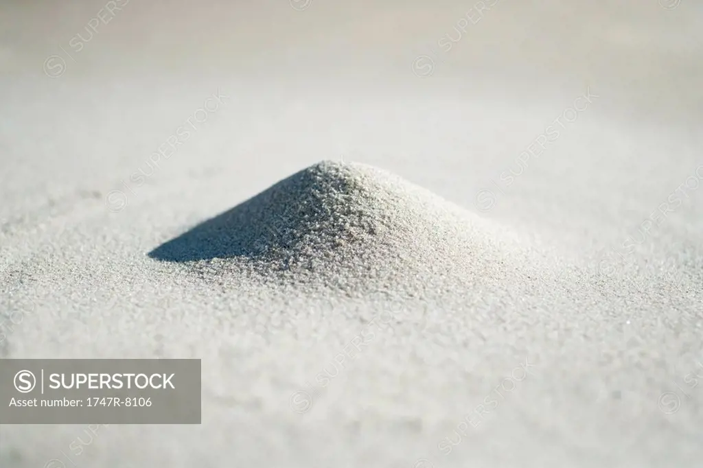 Mound of sand