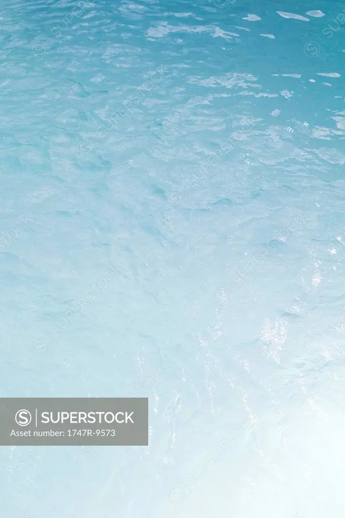 Swimming pool surface, full frame