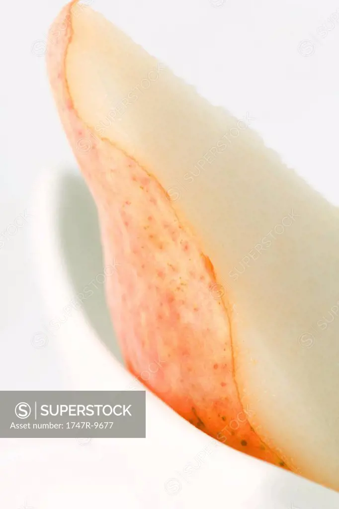 Slice of pear, close-up