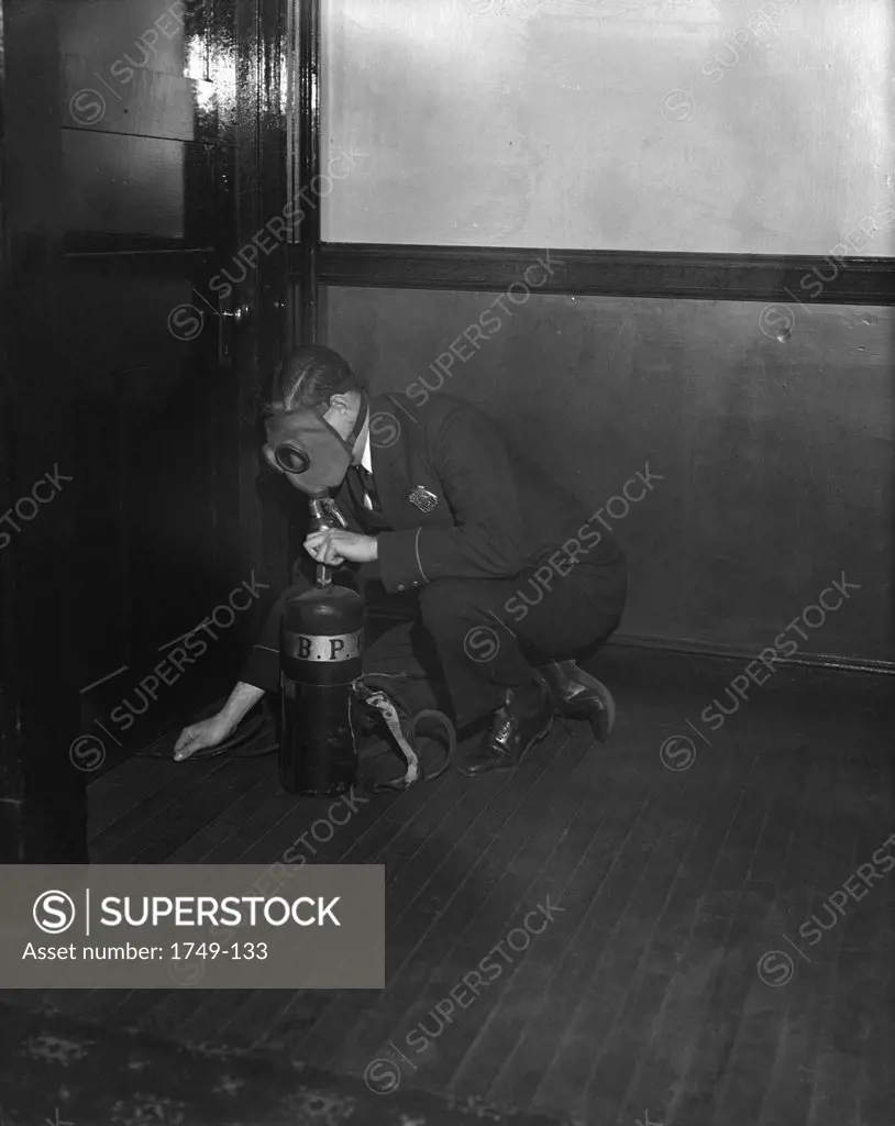 Tear Gas Special, Police Training, Philadelphia, Pennsylvania, USA, 1931