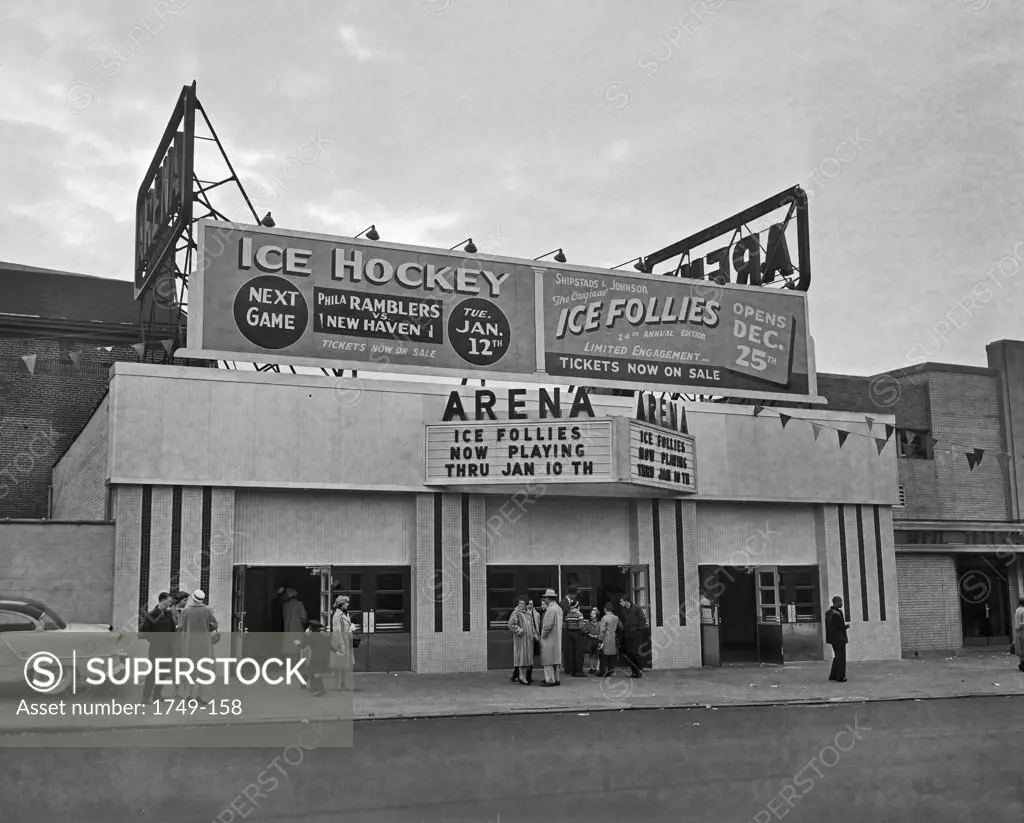 Shipstad & Johnson Ice Follies Series shot between 1955 and 1963 at the Philadelphia Arena, Market St. & Philadelphia Convention Center, Philadelphia, Pennsylvania, USA
