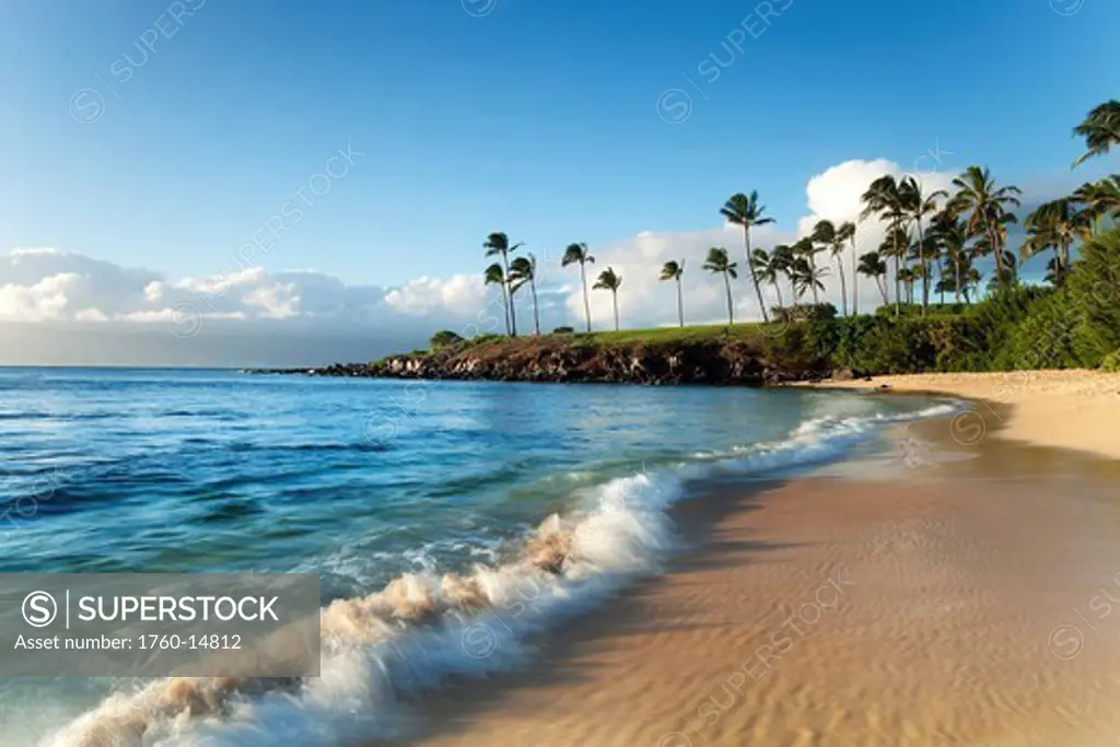 Hawaii, Maui, Kapalua beach.