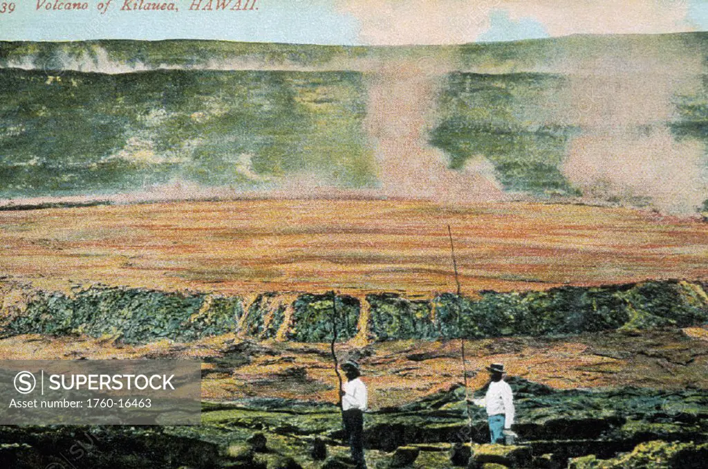 c.1905 Postcard, Hawaii, Big Island, Volcano of Kilauea