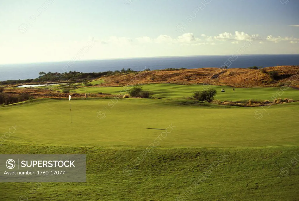 Hawaii, Big Island, Hapuna Prince Golf Course, green