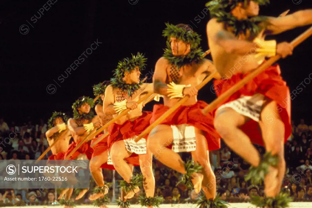 Hawaii, Big Island, Cy Bridges Male Group, Merrie Monarch Hula Festival,