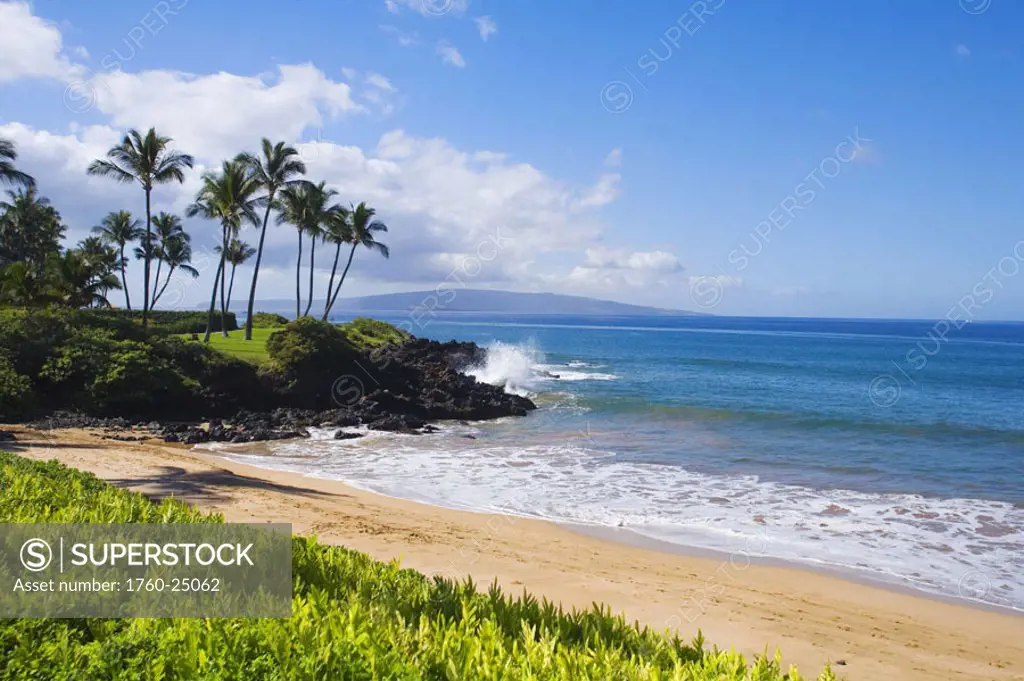 Hawaii, Maui, Wailea, Beautiful Ulua Beach.