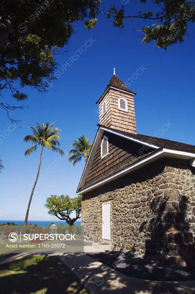 Hawaii, Maui, Makena, Keawala´i Congregational Church, est. 1832