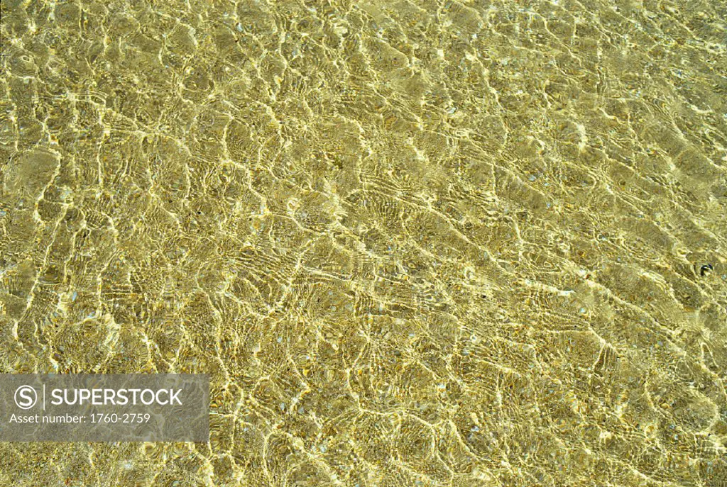 Water reflections and sand  B1476