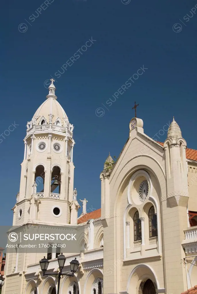 Panama, Panama City, Cosco Viejo, Plaza Bolivar, Church And Convent Of San Francisco De Asis.