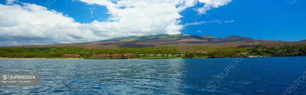 Coastline of an hawaiian island; Hawaii, United States of America