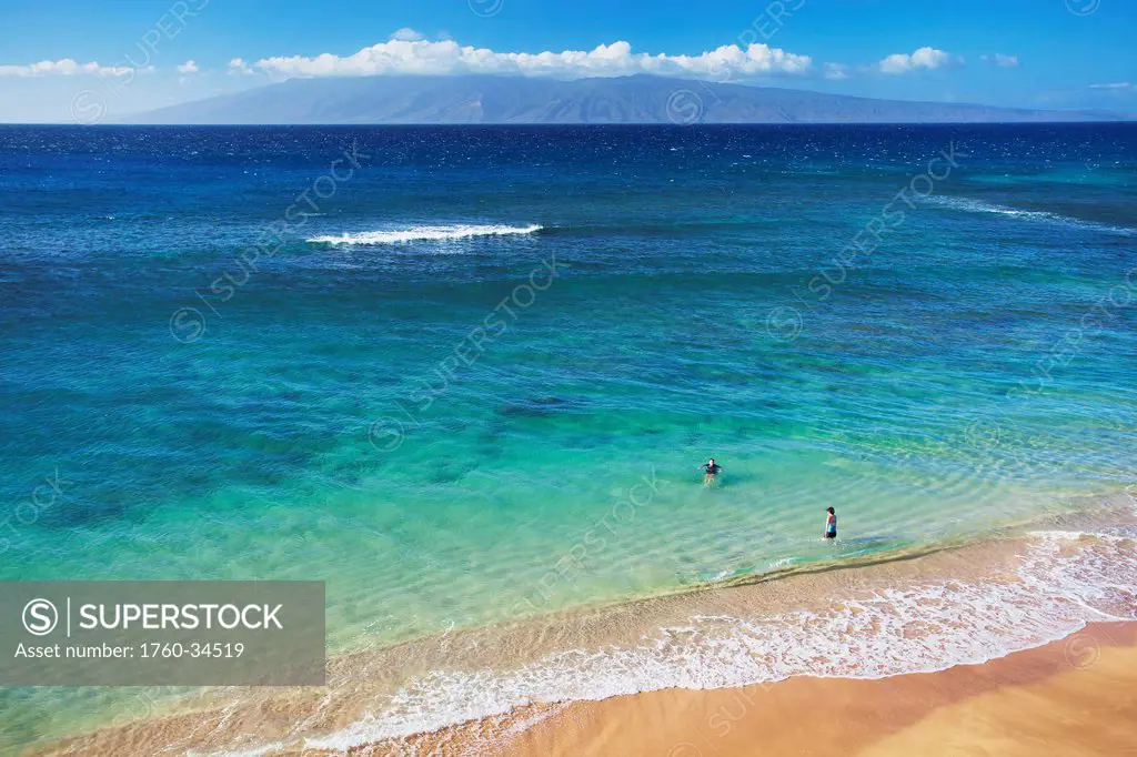 A view of the clear ocean; Kaanapali, Maui, Hawaii, United States of America
