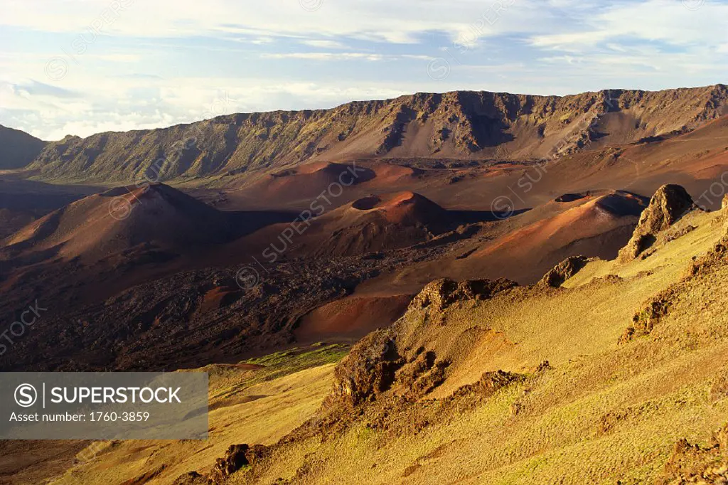 Hawaii, Maui, Cinder cones, crater floor, Haleakala National Park B1569