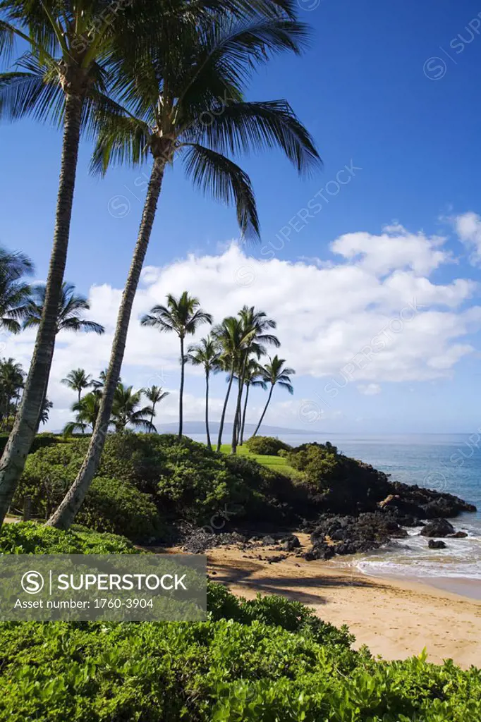 Hawaii, Maui, Wailea, Beautiful Ulua Beach.
