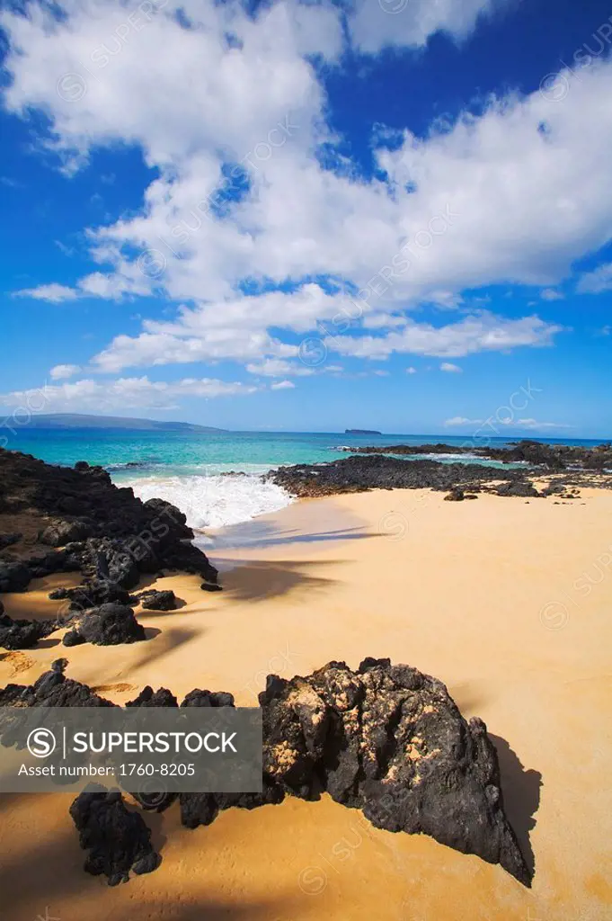 Hawaii, Maui, Makena, Maui Wai or Secret Beach.