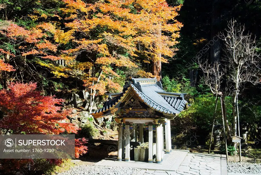 Japan, Nikko, World Heritage Site, Rin_no_ji Temple, Sacred fountain.