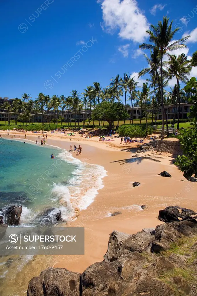 Hawaii, Maui, Kapalua Beach resort.