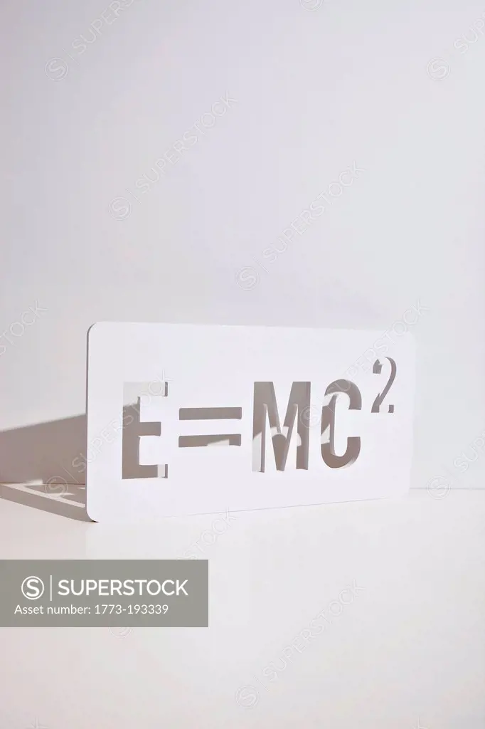 Einstein's equation E=MC2