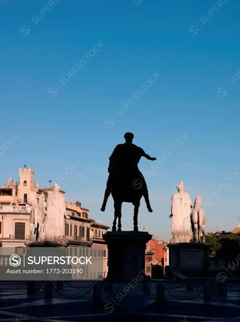 Statue of Marcus Aurelius, Capitoline Museum, Rome, Italy