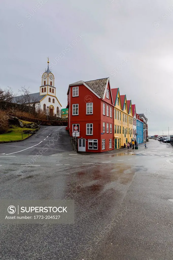 Danish style houses, Torshavn, Faroe Islands