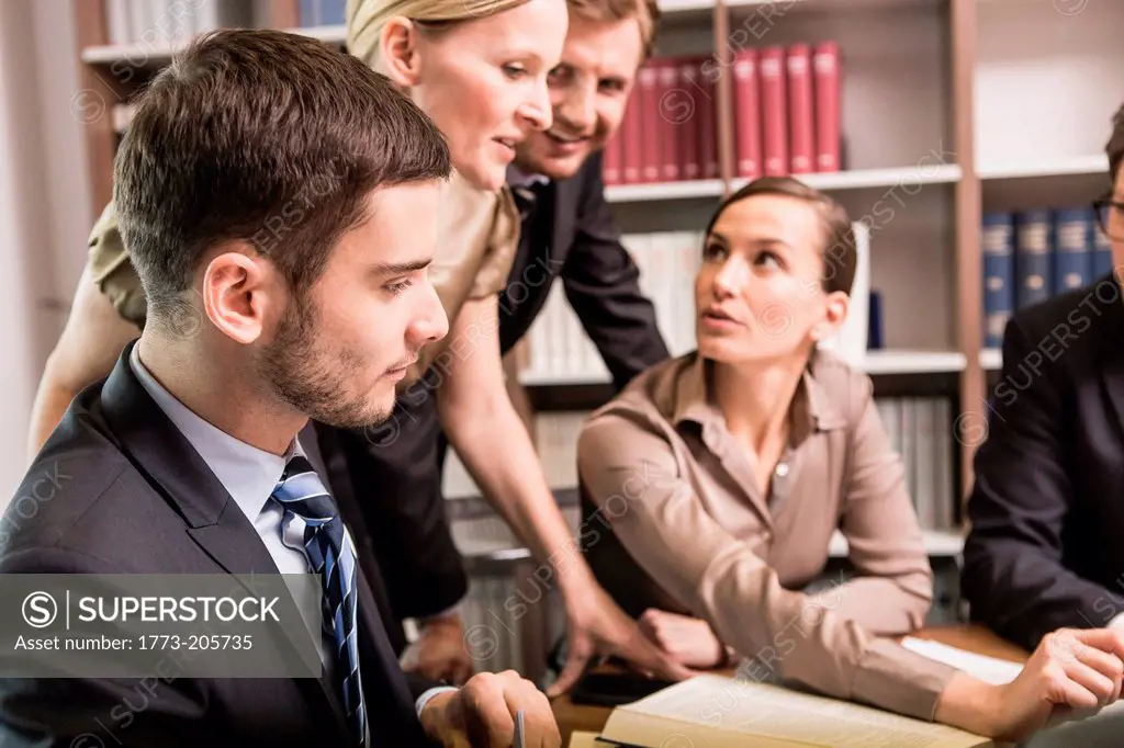 Lawyers in meeting