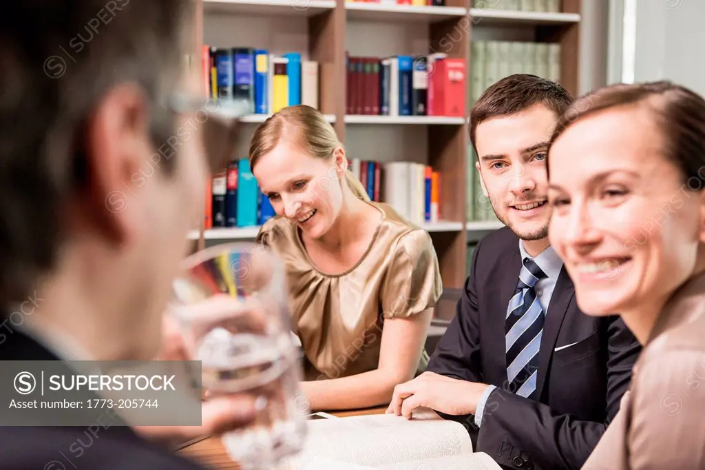 Lawyers in meeting