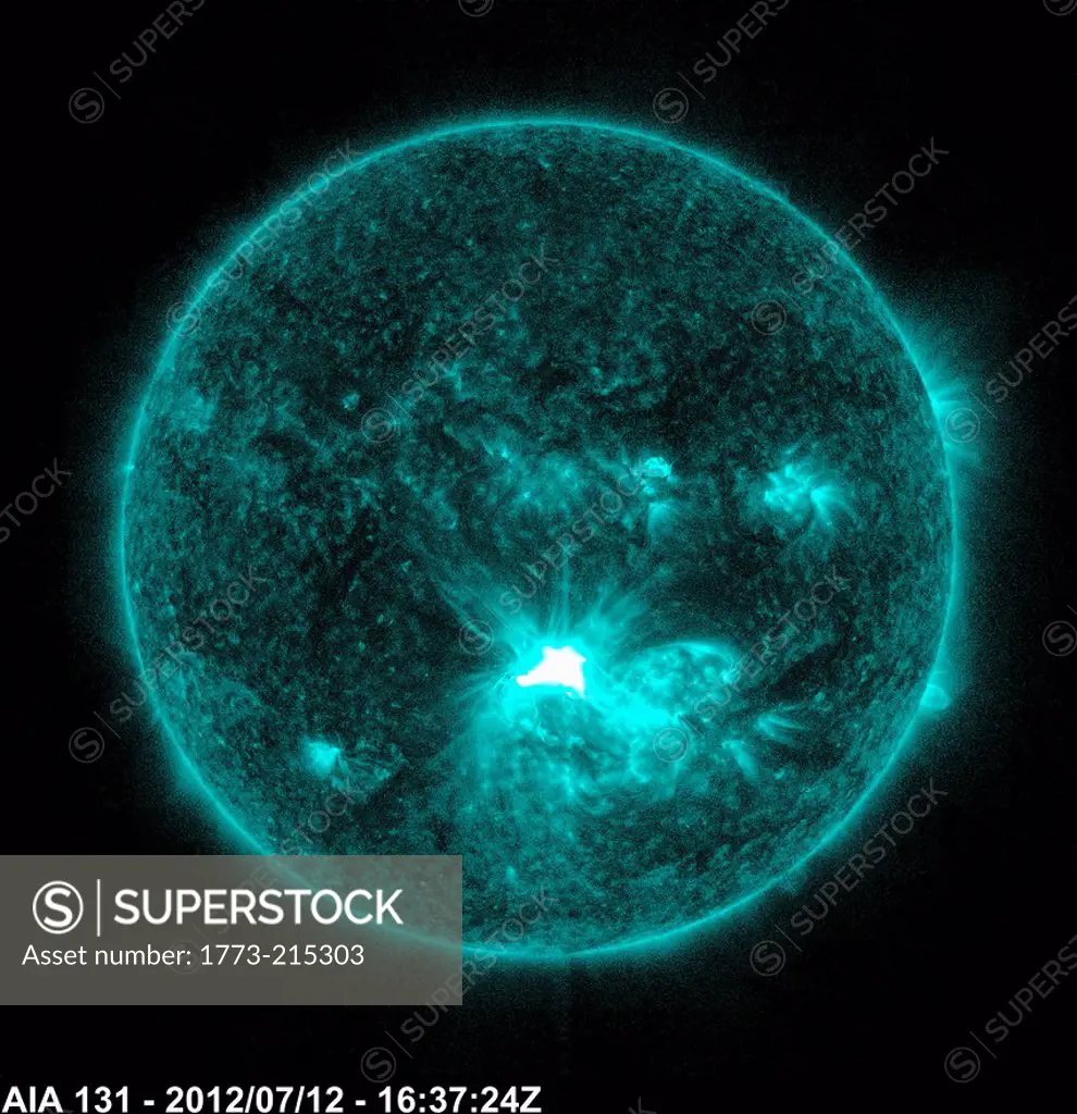 Solar flares July 12, 2012