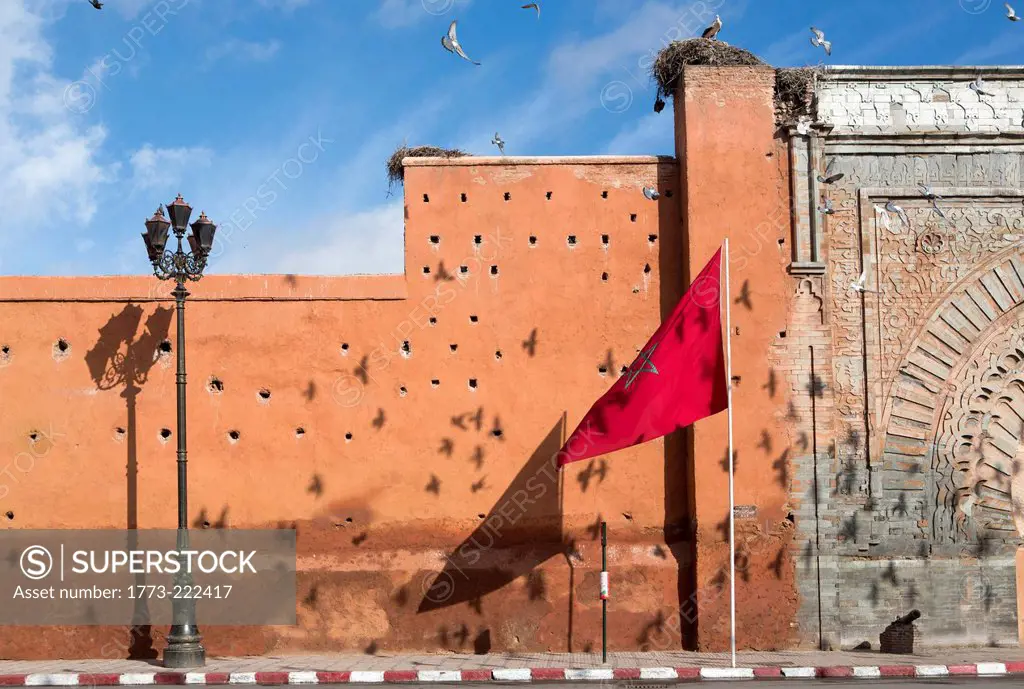 City wall, Marrakesh, Morocco