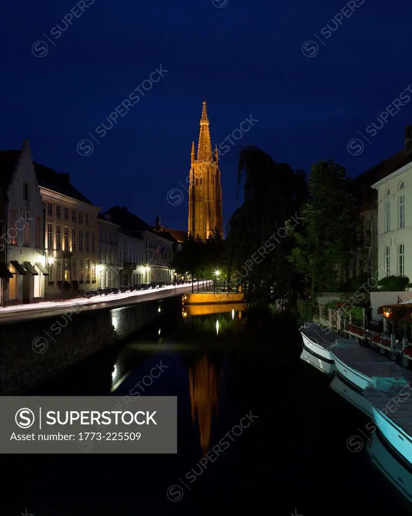 Church of Our Lady, Canals of Bruges, Belgium