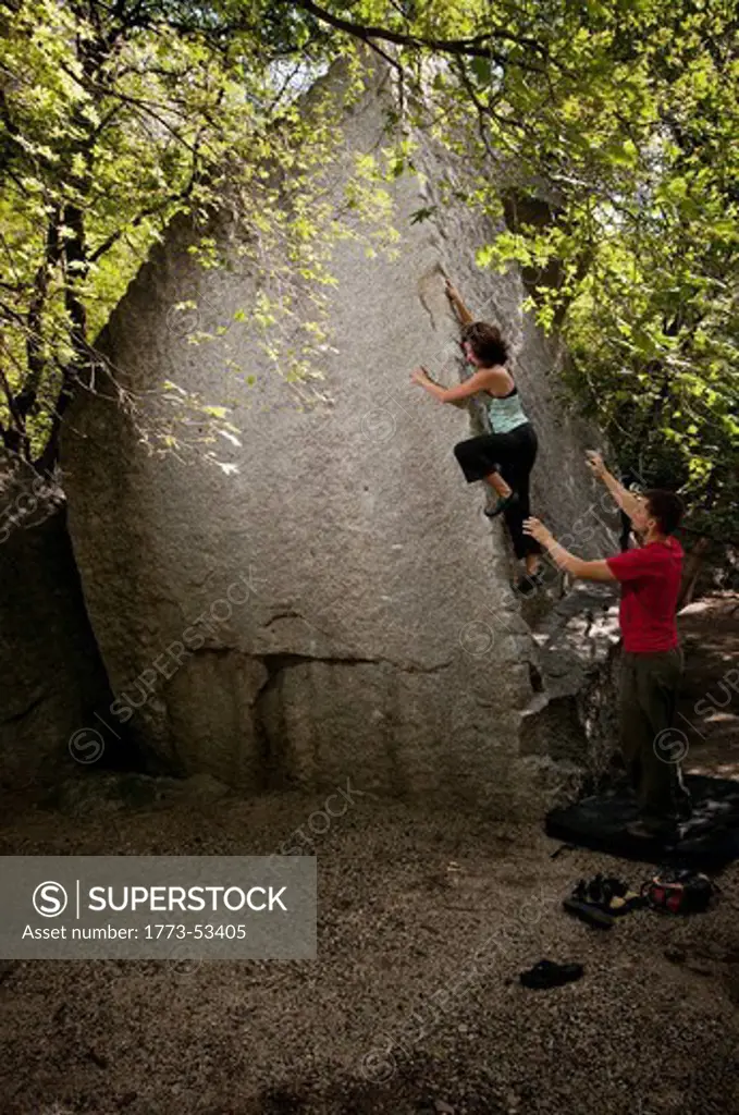 Cabage Patch boulders, Little Cottonwood Canyon, Wasatch Mountains, bouldering