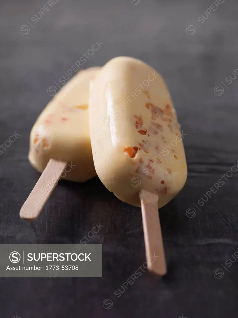 Close up of ice cream bars