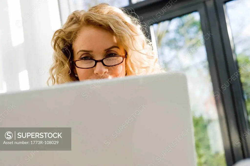 Woman on the computer