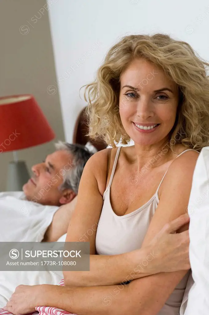 Man and woman relaxing