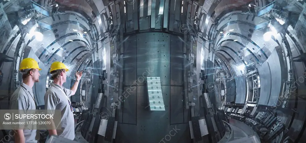 Scientists Working In A Fusion Reactor