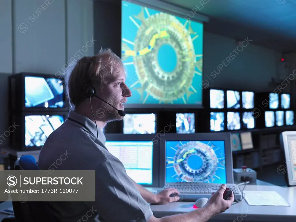 Fusion Reactor Scientist At Work