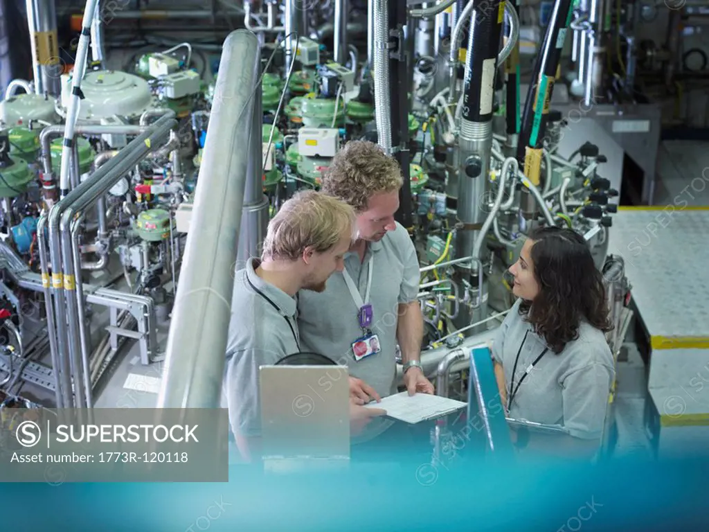 Fusion Reactor Scientists At Work