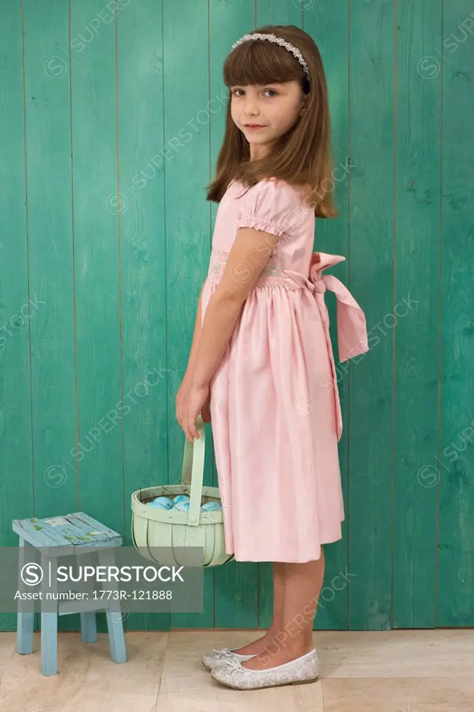 girl with a basket