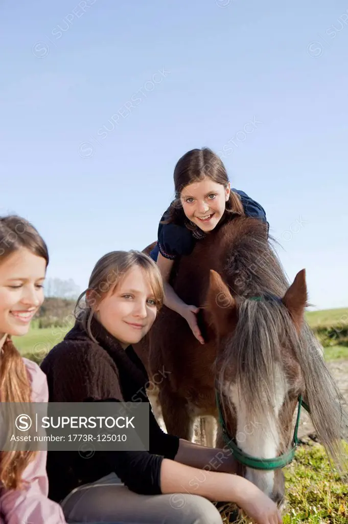 Friends with horse