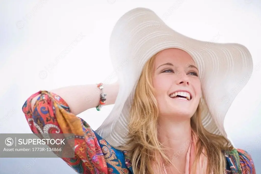 Girl with floppy hat