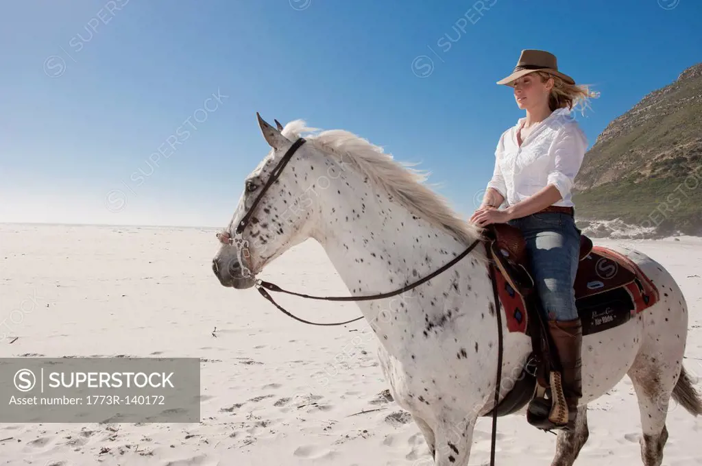 Horseriding on the beach